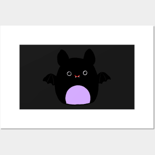 Betty cute bat stuffy squish bat Posters and Art